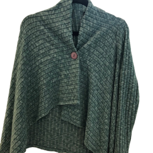 Babeau Green Loose Fit Sweater Womans Sz XS